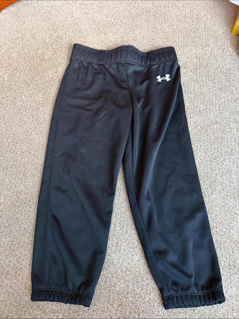 Pull-On Under Armour Kids Black Baseball Knickers